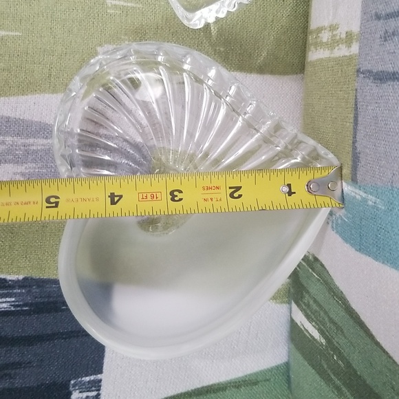 Mikasa Germany 3D Wavey Puffy Sweetheart Frosted Glass Candy Dish Trinklet - Picture 6 of 11